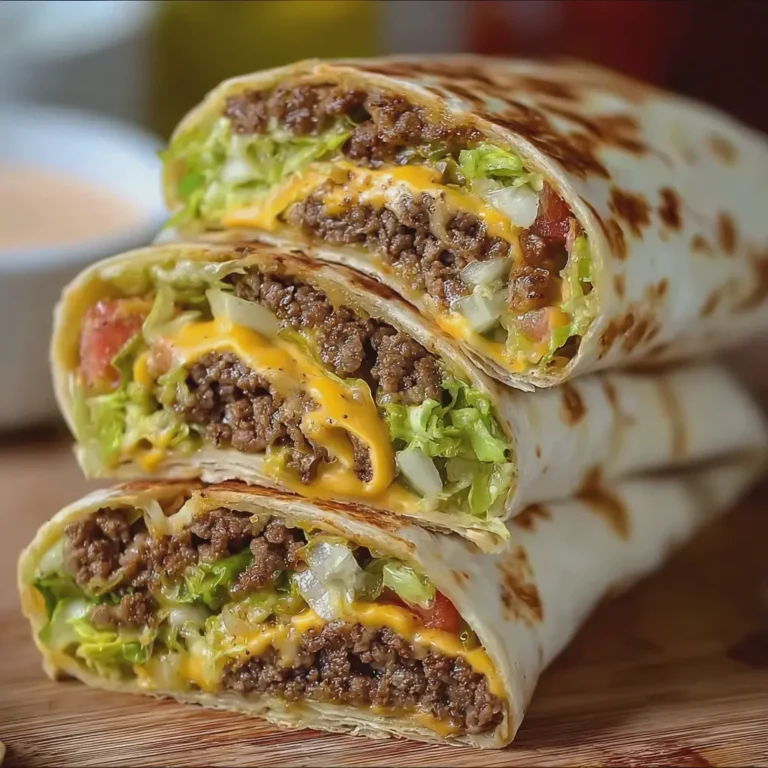 Easy Tasty Big Mac Wraps