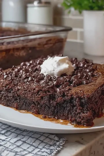 Chocolate Brownie Pudding Cake