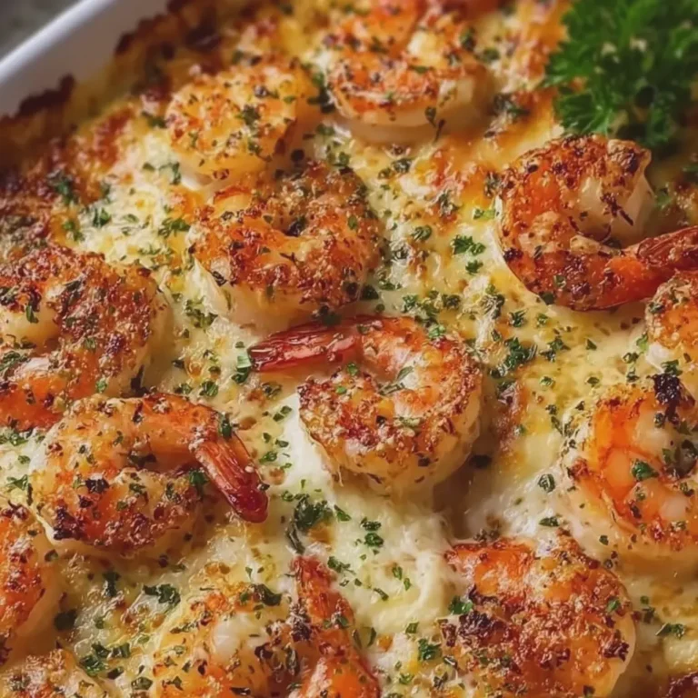 GARLIC PARMESAN SHRIMP BAKE