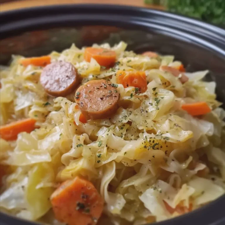 Crockpot Cabbage and Noodles
