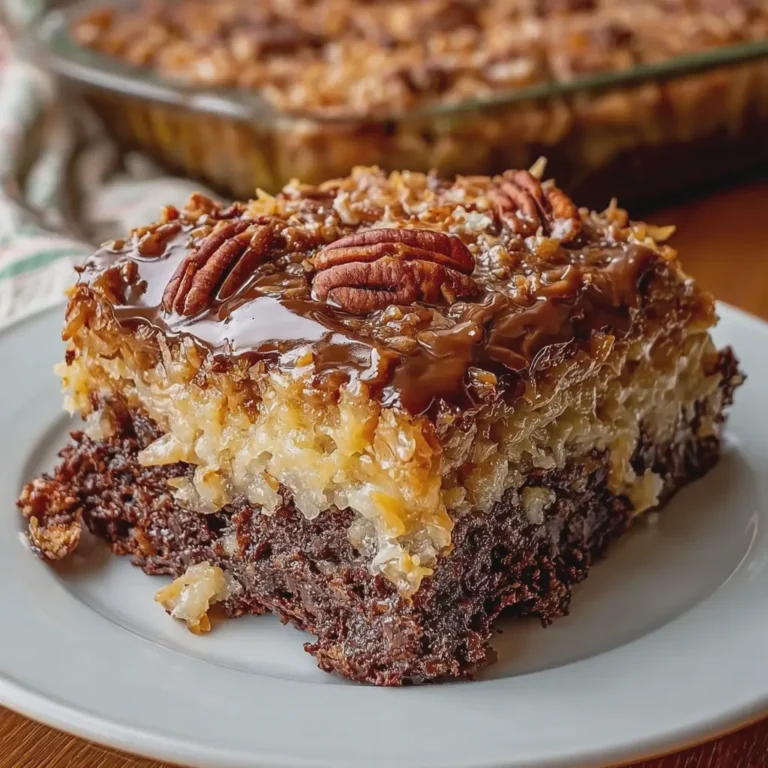 German Chocolate Dump Cake