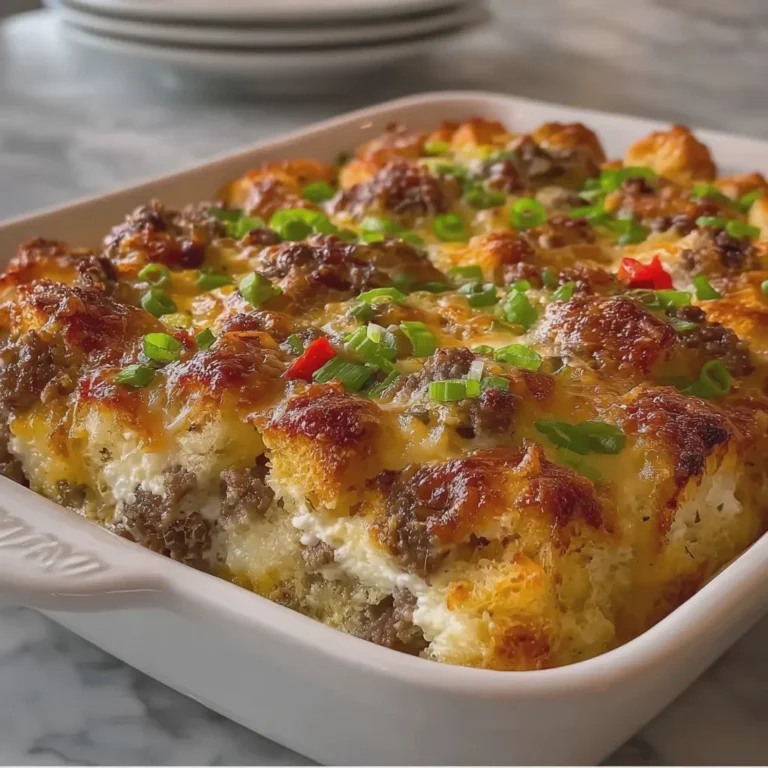 Bubble Up Philly Cheese Steak Casserole