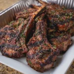 Garlic Herb Grilled Lamb Chops Tender Lamb With A Smoky Crust and Fresh Herb Flavor