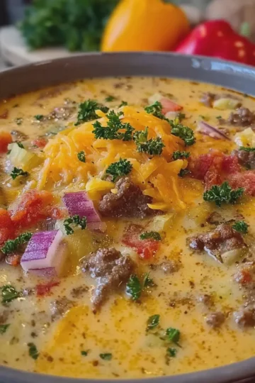 Cheeseburger Soup