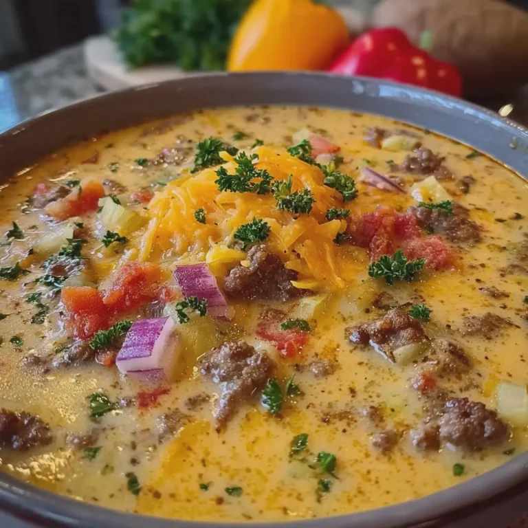 Cheeseburger Soup