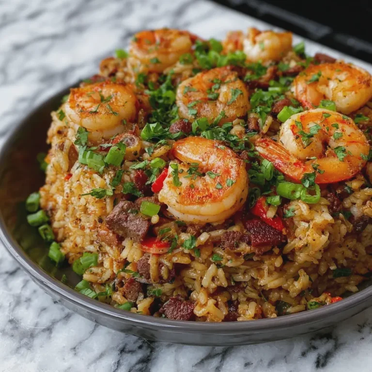 Shrimp Dirty Rice Skillet