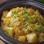 Slow Cooker Cabbage and Potatoes