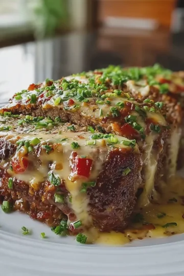 Philly Cheesesteak Meatloaf