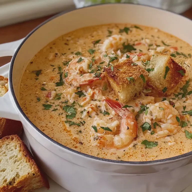 Creamy Shrimp and Crab Bisque