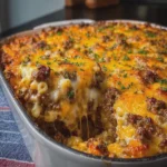 Cheesy Ground Beef Casserole