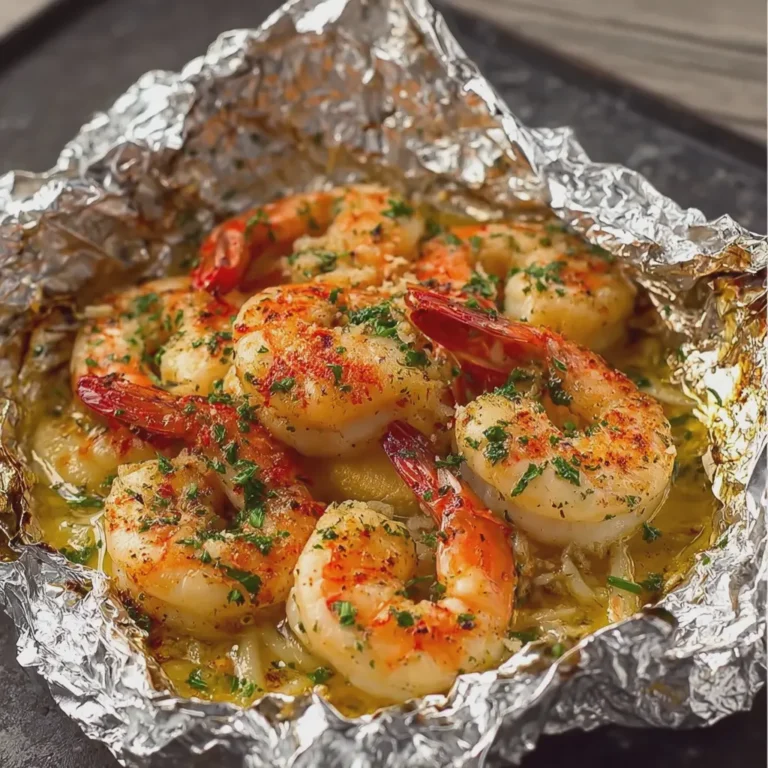 Shrimp Scampi Foil Packets