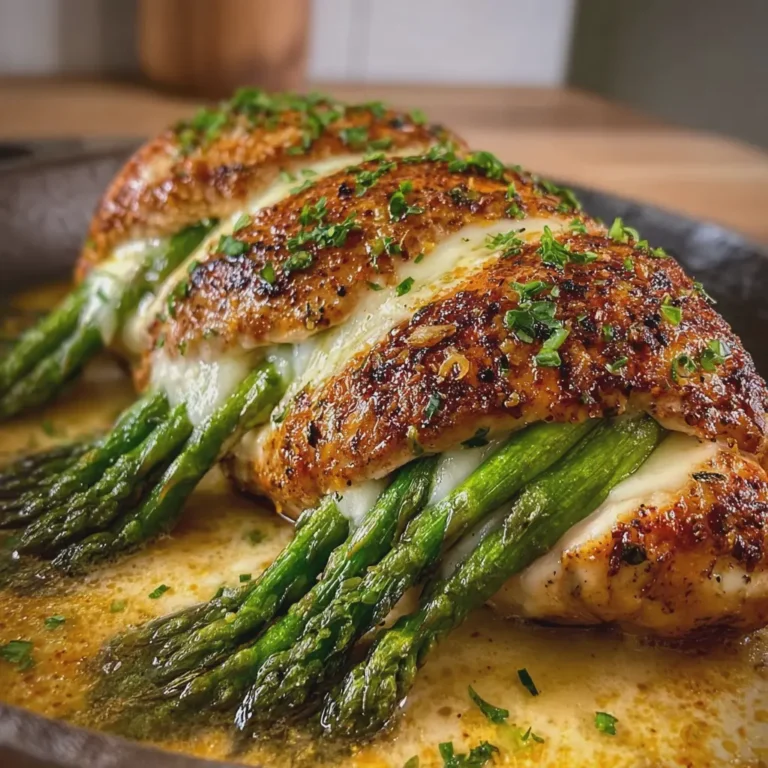 Asparagus Stuffed Chicken Breast