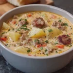 Creamy Beef Sausage Potato Soup