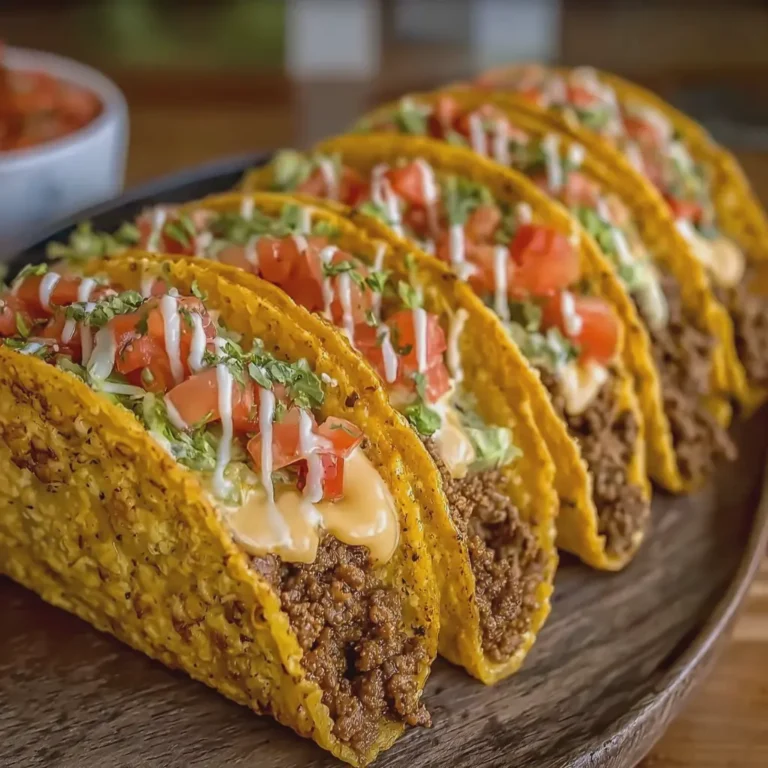 Creamy Cheesy Beef Tacos