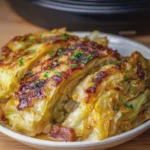 Cheesy Baked Cabbage Steaks