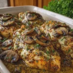 Chicken Lombardy with Mushrooms