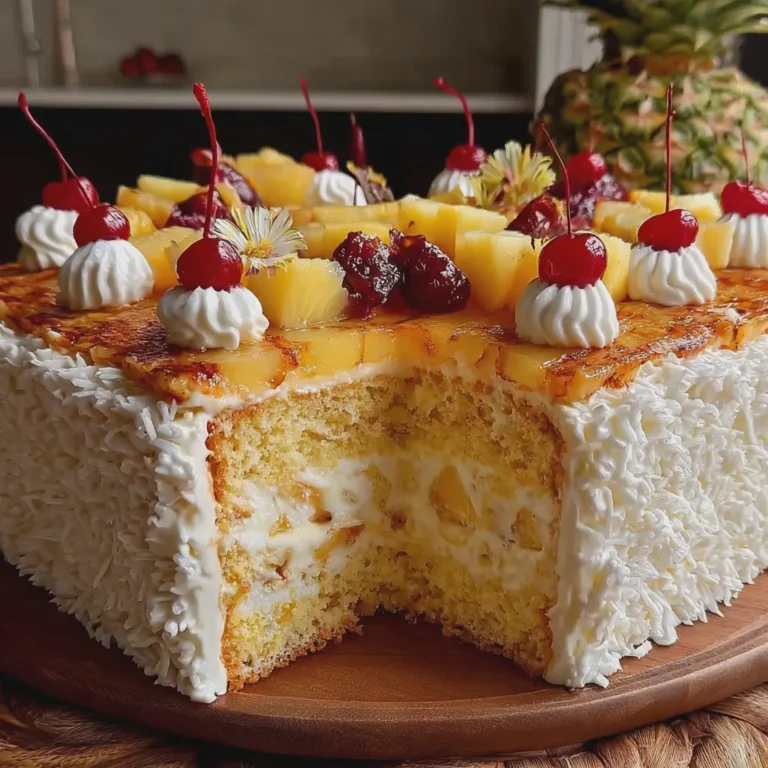 Heavenly Pineapple Paradise Cake