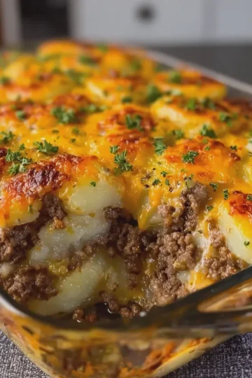 Hamburger Potato Casserole