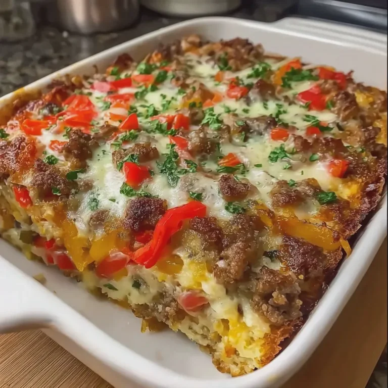 Philly Cheesesteak Casserole