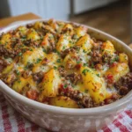 Potatoes and Ground Beef Casserole