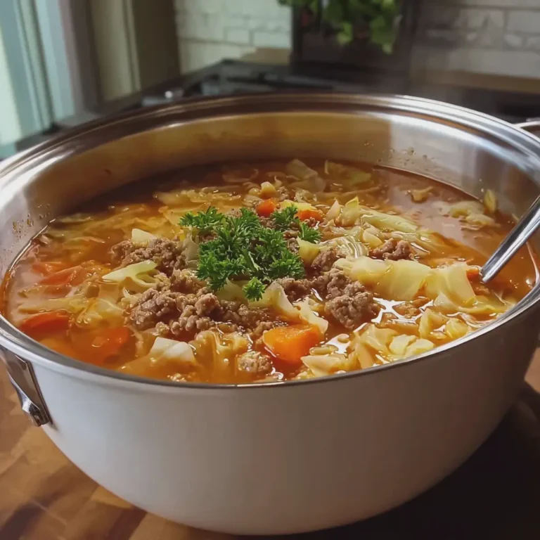 Hamburger Cabbage Soup