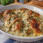 Creamy Garlic Chicken Bake
