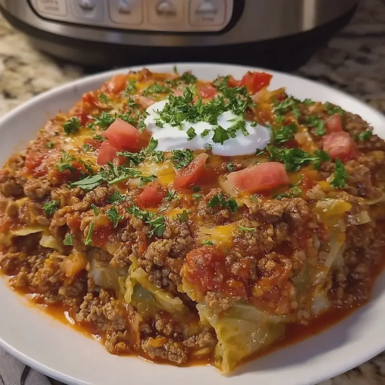 Crockpot Cabbage Roll Casserole
