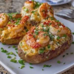Seafood Shrimp Stuffed Baked Potatoes