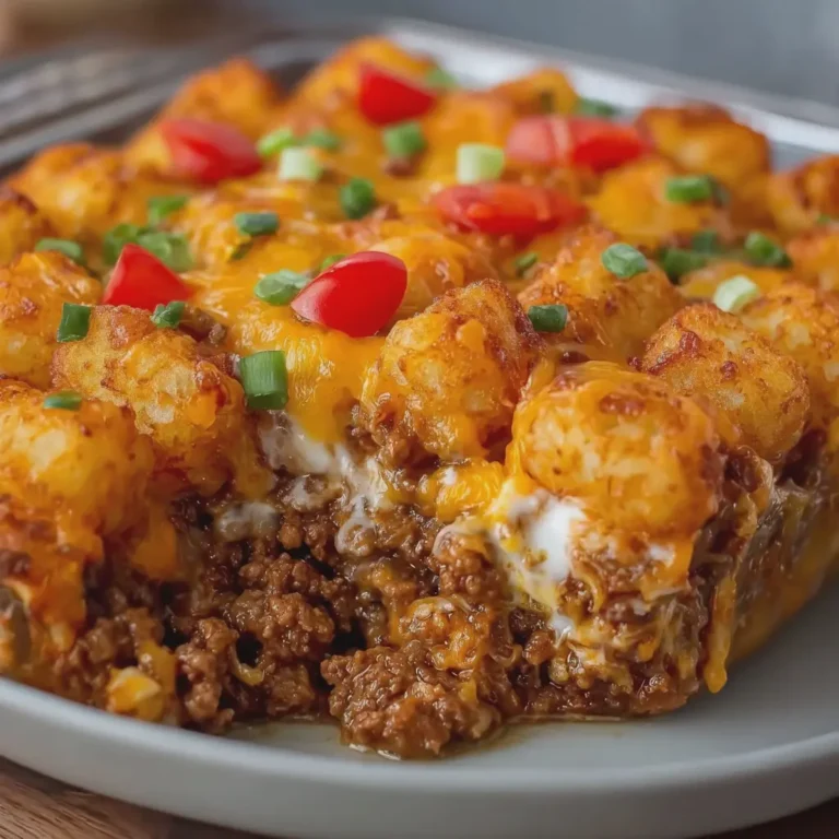 Sloppy Joe Tater Tot Casserole