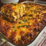 Cheesy Ground Beef Casserole