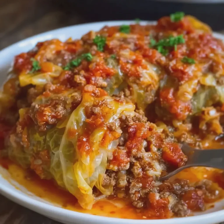Crockpot Cabbage Roll Casserole