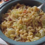 Slow Cooker Poor Man Cabbage and Macaroni