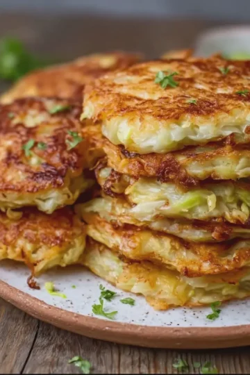 Crispy Cabbage Pancakes