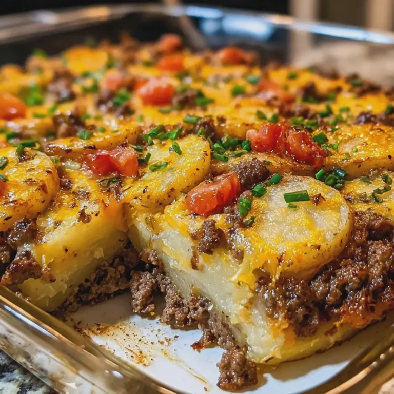 Easy Hamburger Potato Casserole