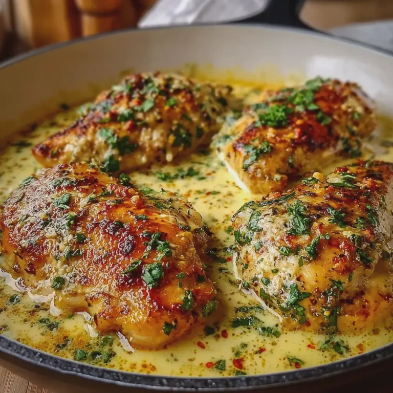 Cheesy Garlic Butter Chicken