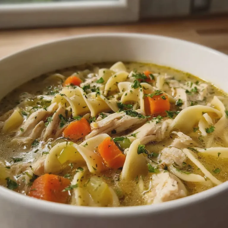 Easy Homemade Chicken Noodle Soup