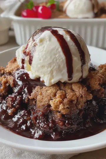 Southern Chocolate Cobbler