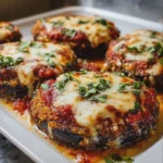 Easy Baked Eggplant Parmesan Cutlets