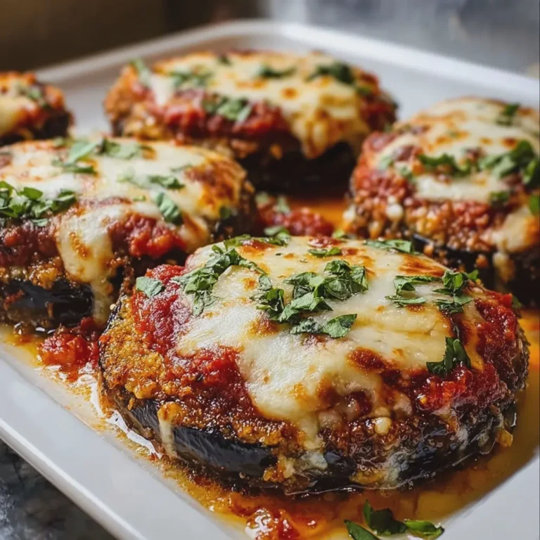 Easy Baked Eggplant Parmesan Cutlets
