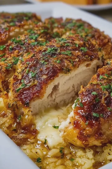 Onion Soup Chicken Bake
