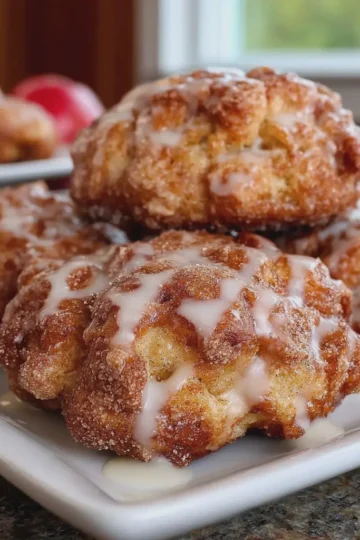 Dolly Parton's Baked Cinnamon Apple Fritters