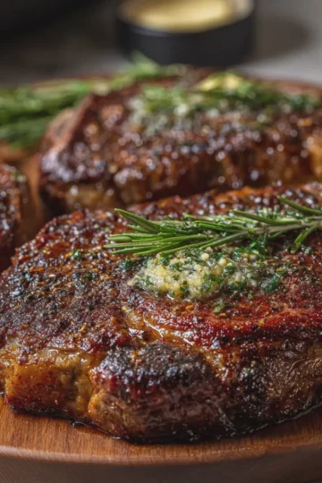 Pan Seared Ribeye Steak