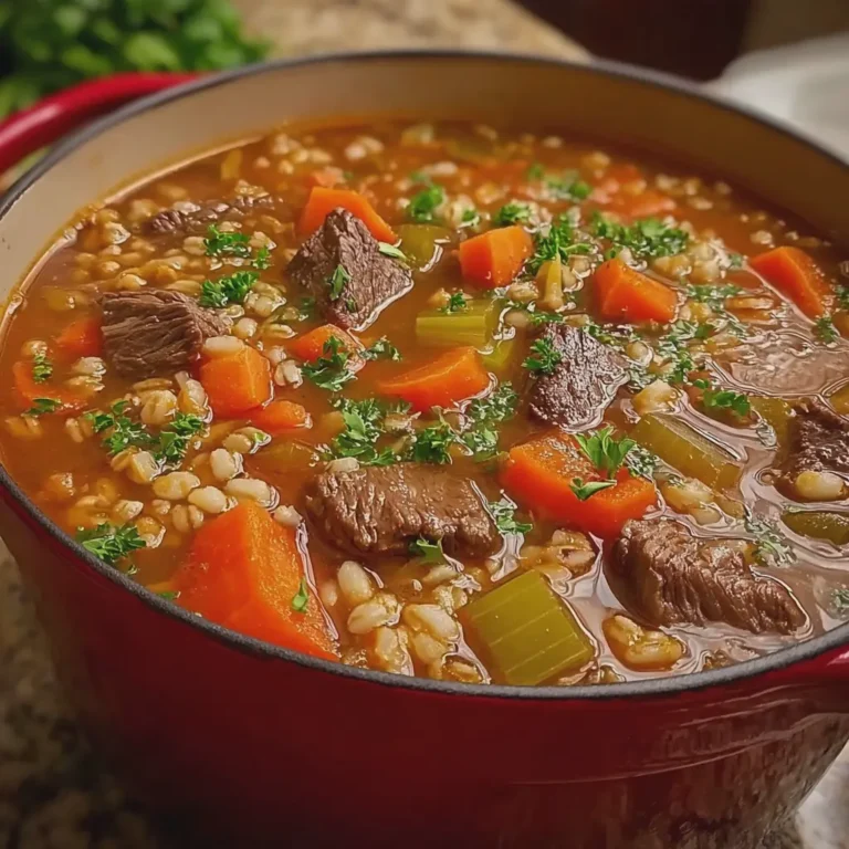 Best Ever Beef and Barley Soup
