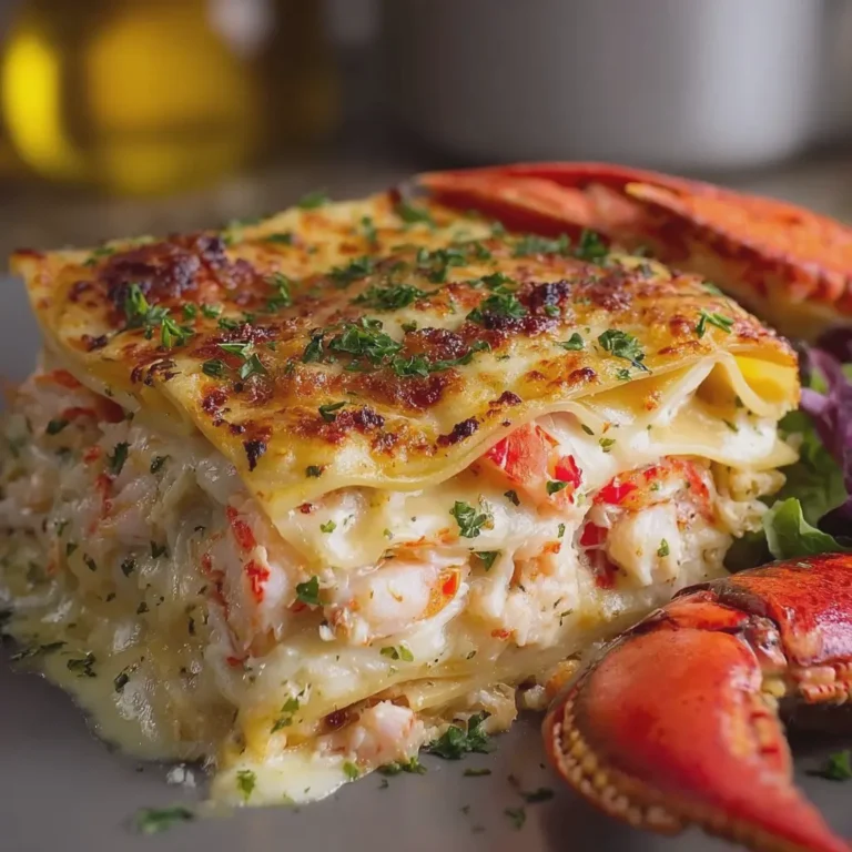 Seafood Lasagna with Shrimp and Crab
