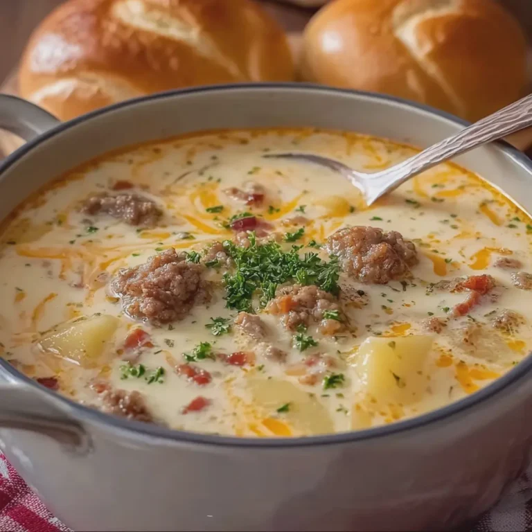 Creamy Potato Hamburger Soup