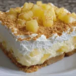 No Bake Pineapple Cream Dessert