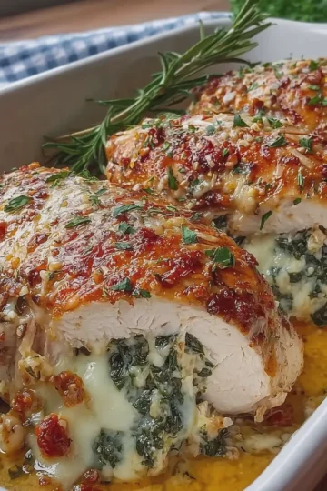 Juicy Stuffed Chicken Breast