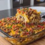 Easy Cheeseburger French Fry Casserole