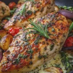 Baked Chicken Breast with Roasted Vegetables