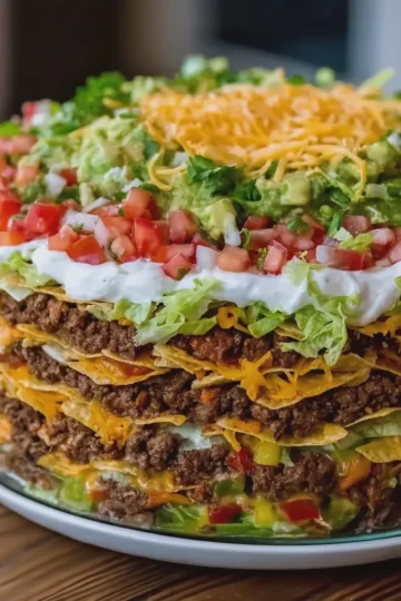 Seven Layer Taco Salad
